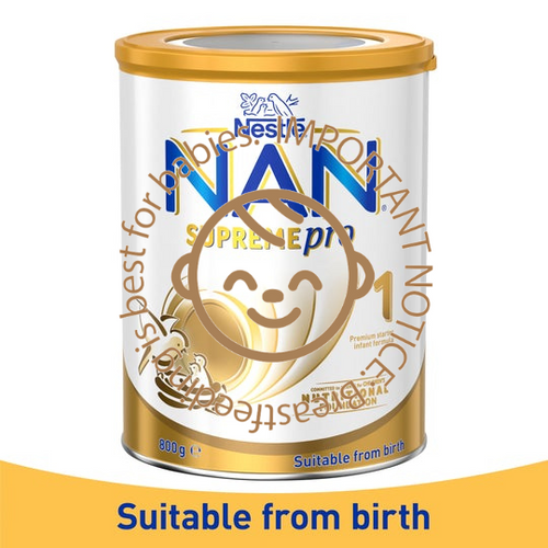 Nestle NAN SUPREME pro (HA) 1 Premium Starter Baby Infant Formula Powder, From Birth – 800g