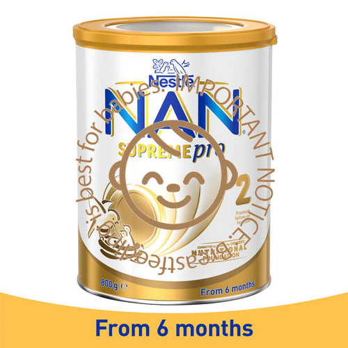 Nestle NAN SUPREME pro (HA) 2 Premium Baby Follow-on Formula Powder, From 6 to 12 Months – 800g