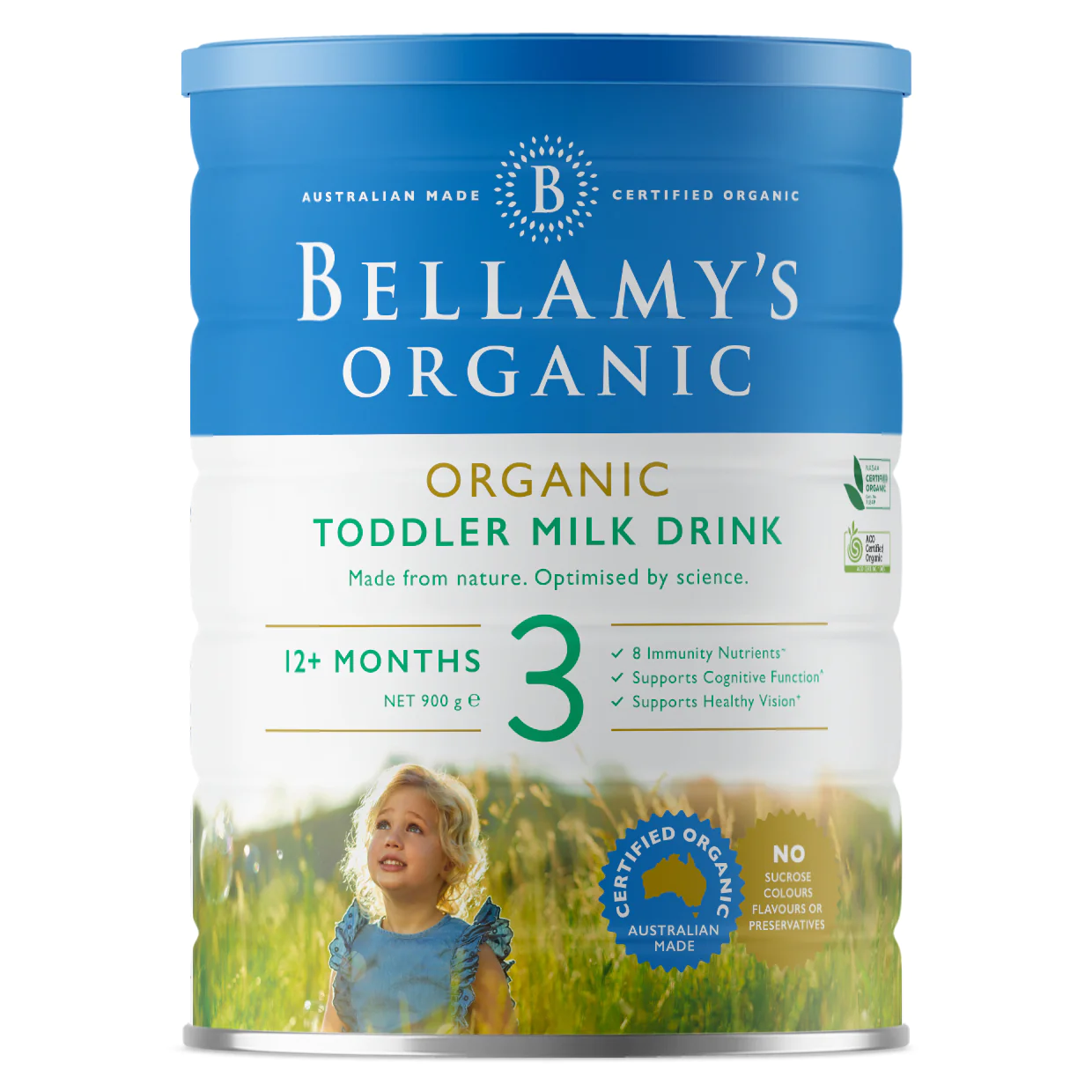 Bellamy's Step 3 Organic Toddler Milk Drink - 900g – MILKBAR SG Bellamy's Step 3 Organic Toddler Milk Drink - 900g – MILKBAR SG